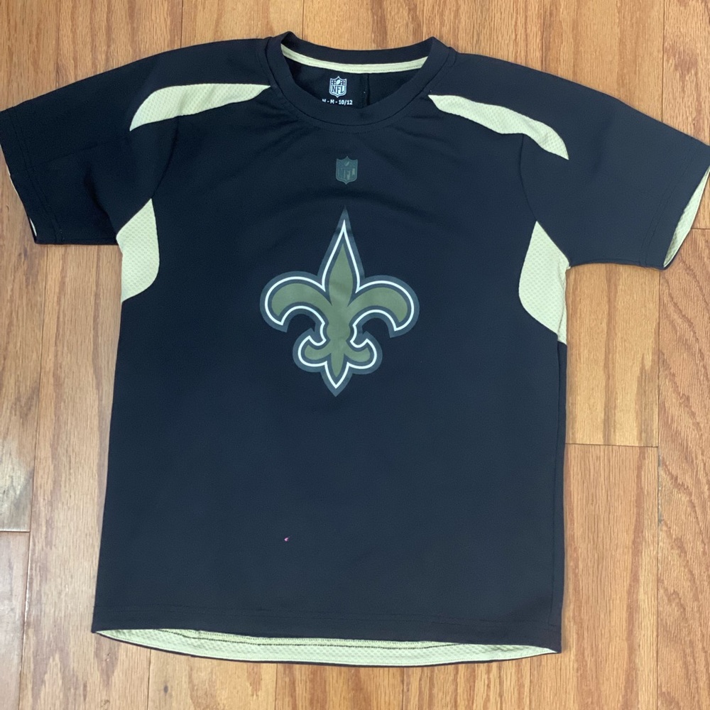 New Orleans Saints NFL shirt boys med 10/12